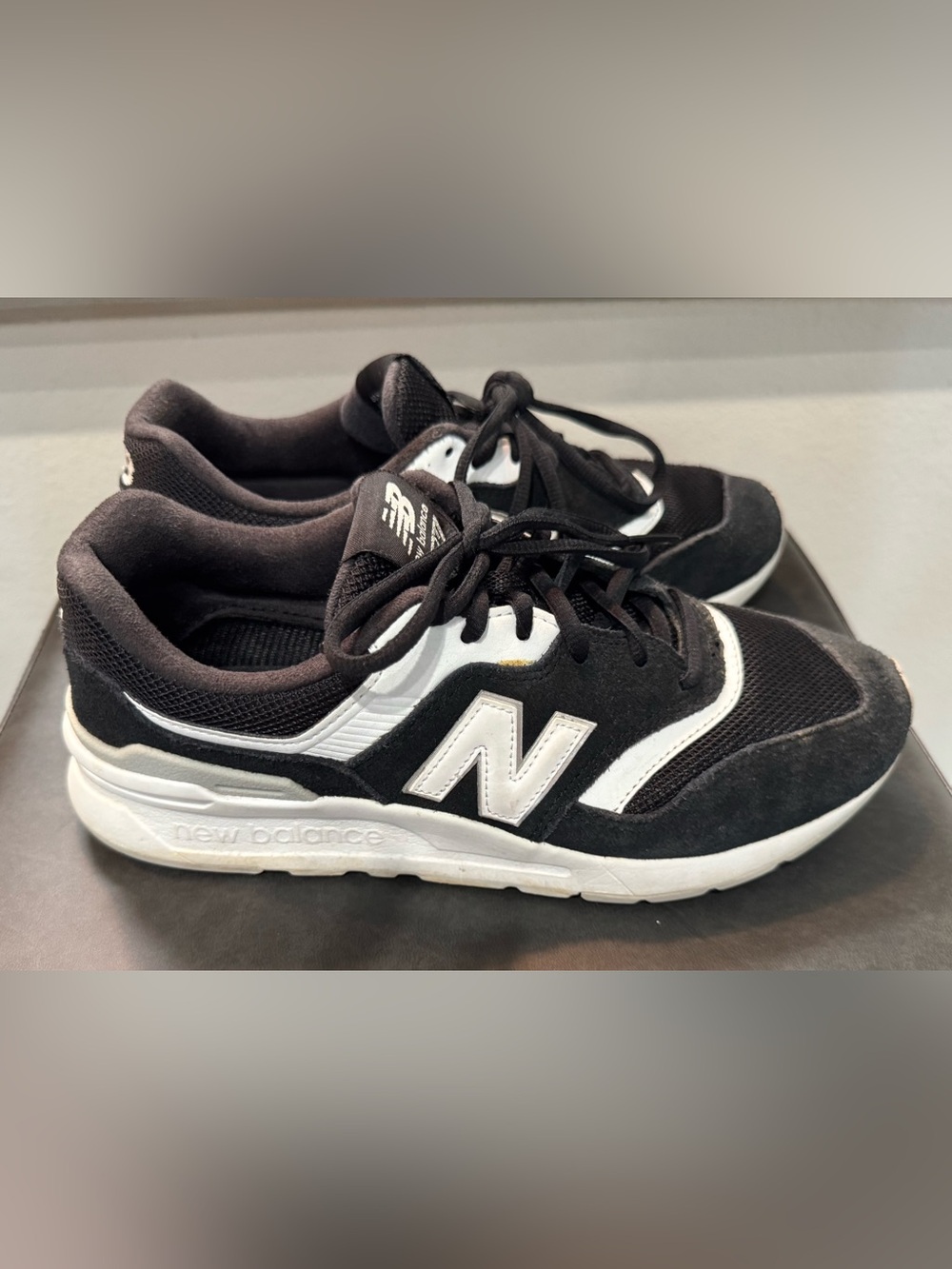 New Balance Black and White Lifestyle Sneakers
